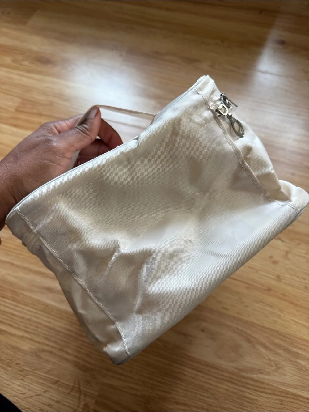 Cream Cosmetic Case